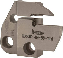 Iscar - 4mm Groove Width, 14mm Max Depth of Cut, Right Hand Cut, HFPAD Indexable Grooving Blade - DGN/DGNC/DGNM-C, DGNM-J/JS/JT, DGN-UT/UA, GRIP, HFPR/L, HGPL Insert Style, Series Modular Grip - Industrial Tool & Supply