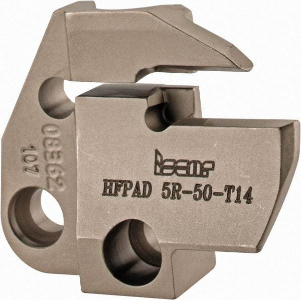 Iscar - 5mm Groove Width, 14mm Max Depth of Cut, Right Hand Cut, HFPAD Indexable Grooving Blade - HFPR/L Insert Style, Series Modular Grip - Industrial Tool & Supply
