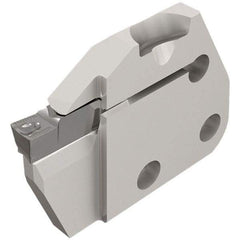 Iscar - Left Hand Cut, 5mm Insert Width, Cutoff & Grooving Support Blade for Indexables - 12mm Max Depth of Cut, 6mm Head Projection - Industrial Tool & Supply