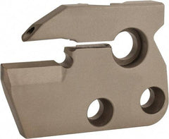 Iscar - Right Hand Cut, 6.35mm Insert Width, Cutoff & Grooving Support Blade for Indexables - 22mm Max Depth of Cut, 6mm Head Projection - Industrial Tool & Supply