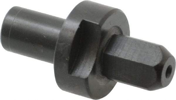 Gibraltar - 0.312" Nose Diam, 7/16" Nose Length, 5/8" Collar Diam, Slip Fit Diamond Straight Locating Pin - Low Carbon Steel, 5/16" Tail Diam, 1-3/16" OAL, Relieved, +0.0000" Tolerance - Industrial Tool & Supply