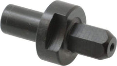 Gibraltar - 0.312" Nose Diam, 7/16" Nose Length, 5/8" Collar Diam, Slip Fit Diamond Straight Locating Pin - Low Carbon Steel, 5/16" Tail Diam, 1-3/16" OAL, Relieved, +0.0000" Tolerance - Industrial Tool & Supply