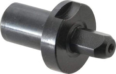 Gibraltar - 0.374" Nose Diam, 1/2" Nose Length, 7/8" Collar Diam, Slip Fit Diamond Straight Locating Pin - Low Carbon Steel, 1/2" Tail Diam, 1-1/2" OAL, Relieved, +0.0000" Tolerance - Industrial Tool & Supply