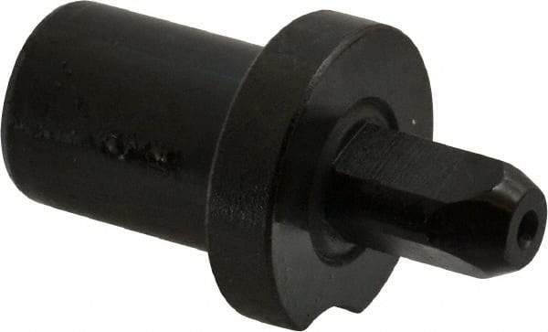 Gibraltar - 0.498" Nose Diam, 11/16" Nose Length, 1-1/8" Collar Diam, Slip Fit Diamond Straight Locating Pin - Low Carbon Steel, 3/4" Tail Diam, 1-15/16" OAL, Relieved, +0.0000" Tolerance - Industrial Tool & Supply