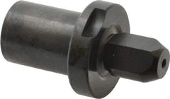 Gibraltar - 0.5293" Nose Diam, 11/16" Nose Length, 1-1/8" Collar Diam, Slip Fit Diamond Straight Locating Pin - Low Carbon Steel, 3/4" Tail Diam, 1-15/16" OAL, Relieved, +0.0000" Tolerance - Industrial Tool & Supply