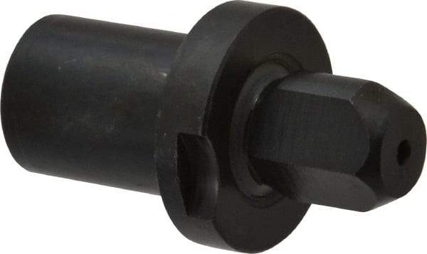 Gibraltar - 0.5918" Nose Diam, 11/16" Nose Length, 1-1/8" Collar Diam, Slip Fit Diamond Straight Locating Pin - Low Carbon Steel, 3/4" Tail Diam, 1-15/16" OAL, Relieved, +0.0000" Tolerance - Industrial Tool & Supply