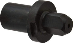 Gibraltar - 0.5918" Nose Diam, 11/16" Nose Length, 1-1/8" Collar Diam, Slip Fit Diamond Straight Locating Pin - Low Carbon Steel, 3/4" Tail Diam, 1-15/16" OAL, Relieved, +0.0000" Tolerance - Industrial Tool & Supply