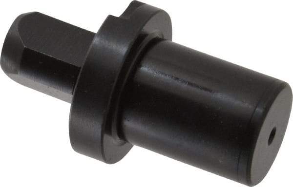 Gibraltar - 0.623" Nose Diam, 11/16" Nose Length, 1-1/8" Collar Diam, Slip Fit Diamond Straight Locating Pin - Low Carbon Steel, 3/4" Tail Diam, 1-15/16" OAL, Relieved, +0.0000" Tolerance - Industrial Tool & Supply