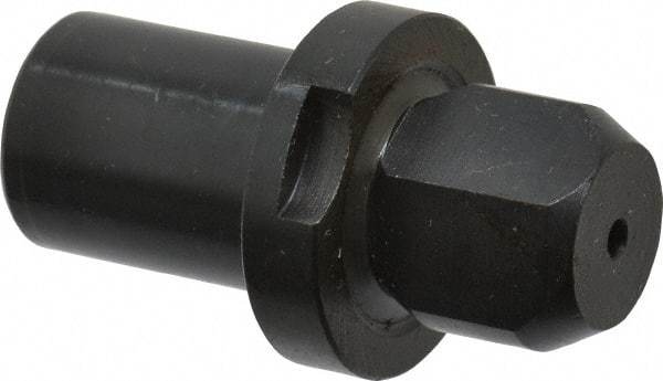 Gibraltar - 0.748" Nose Diam, 11/16" Nose Length, 1-1/8" Collar Diam, Slip Fit Diamond Straight Locating Pin - Low Carbon Steel, 3/4" Tail Diam, 1-15/16" OAL, Relieved, +0.0000" Tolerance - Industrial Tool & Supply