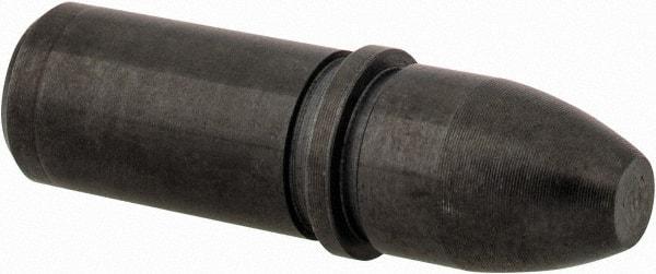 Gibraltar - 0.2499" Nose Diam, 1-1/8" Nose Length, 0.28" Collar Diam, Bullet Straight Locating Pin - Steel, 0.2516" Tail Diam, 1/2" Tail Length, 0.907" OAL, +0.0000" Tolerance - Industrial Tool & Supply