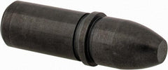 Gibraltar - 0.2499" Nose Diam, 1-1/8" Nose Length, 0.28" Collar Diam, Bullet Straight Locating Pin - Steel, 0.2516" Tail Diam, 1/2" Tail Length, 0.907" OAL, +0.0000" Tolerance - Industrial Tool & Supply