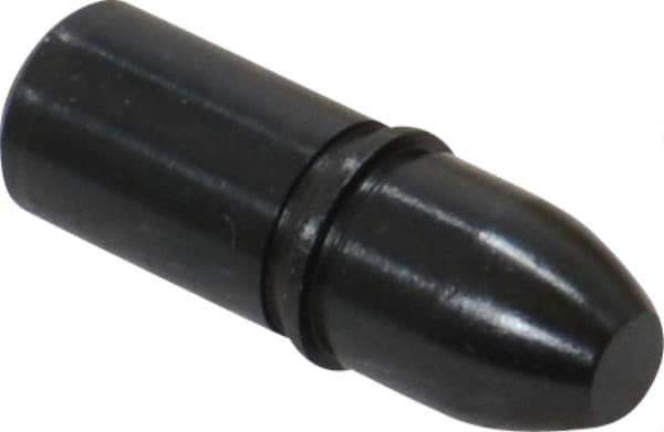 Gibraltar - 0.3124" Nose Diam, 0.157" Nose Length, 0.344" Collar Diam, Bullet Straight Locating Pin - Steel, 0.3141" Tail Diam, 1/2" Tail Length, 0.939" OAL, +0.0000" Tolerance - Industrial Tool & Supply