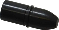 Gibraltar - 0.3749" Nose Diam, 0.187" Nose Length, 0.407" Collar Diam, Bullet Straight Locating Pin - Steel, 0.3766" Tail Diam, 1/2" Tail Length, 1.032" OAL, +0.0000" Tolerance - Industrial Tool & Supply