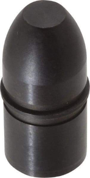 Gibraltar - 0.4999" Nose Diam, 0.187" Nose Length, 0.532" Collar Diam, Bullet Straight Locating Pin - Steel, 0.5017" Tail Diam, 1/2" Tail Length, 1.094" OAL, +0.0000" Tolerance - Industrial Tool & Supply