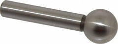 Gibraltar - 1/2" Ball Diam, 1/4" Shank Diam, Steel Inspection Tooling Ball - Slip-Fit Shank, 1-1/2" Ball Center to Shank Bottom - Industrial Tool & Supply