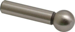 Gibraltar - 1/2" Ball Diam, 5/16" Shank Diam, Steel Inspection Tooling Ball - Slip-Fit Shank, 1-1/2" Ball Center to Shank Bottom - Industrial Tool & Supply