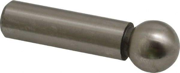 Gibraltar - 1/2" Ball Diam, 3/8" Shank Diam, Steel Inspection Tooling Ball - Slip-Fit Shank, 1-1/2" Ball Center to Shank Bottom - Industrial Tool & Supply