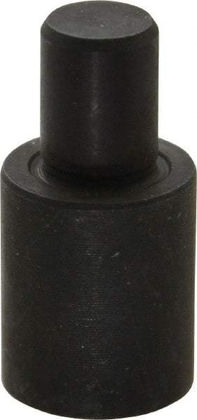 Gibraltar - 1-1/4" OAL, 3/4" Head Height, 5/8" OD, Hardened Steel, Ground, Press Fit Rest Button - Black Oxide Coating, 3/8" Pin Diam, 1/2" Long Pin - Industrial Tool & Supply