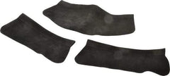 3M - Leather Helmet Throat for PAPR/SAR Headgear - Black, Compatible with Speedglas Helmets - Industrial Tool & Supply