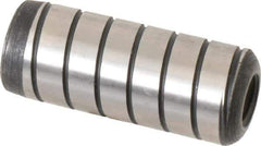 Holo-Krome - 1/2" Diam x 1-1/4" Pin Length 4000 Alloy Steel Pull Out Dowel Pin - Black Luster Finish, C 47-58 & C 60 (Surface) Hardness, 1 Beveled & 1 Threaded End - Industrial Tool & Supply