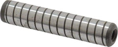 Holo-Krome - 1/2" Diam x 2-1/2" Pin Length 4000 Alloy Steel Pull Out Dowel Pin - Black Luster Finish, C 47-58 & C 60 (Surface) Hardness, 1 Beveled & 1 Threaded End - Industrial Tool & Supply