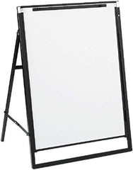 Quartet - 36" High x 24" Wide Erasable Melamine Marker Boards - Steel Frame, 30-1/2" Deep, Includes One Quartet Dry-Erase Marker - Industrial Tool & Supply