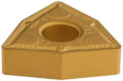 Iscar - WNMG643 GN Grade IC9250 Carbide Turning Insert - TiCN/Al2O3/TiN Finish, 80° Trigon, 3/4" Inscr Circle, 1/4" Thick, 3/64" Corner Radius - Industrial Tool & Supply