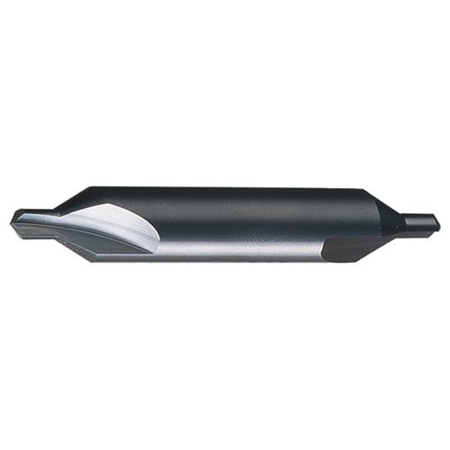 #3 × 2″ OAL 60 Degree HSS Plain Center Drill Bright - Exact Industrial Supply