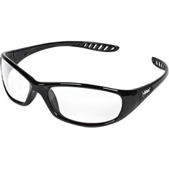 KleenGuard - Safety Glasses - CLR A/F LENS BLK FRM V40 HELLRAISER SFTY GLS - Industrial Tool & Supply