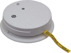 Kidde - 5.6 Inch Diameter, AC Wire In 120 Volt Smoke Alarm - 85 dB Decibel Rating, 9V Battery Included, Tamper Resistant, Interconnectable - Industrial Tool & Supply