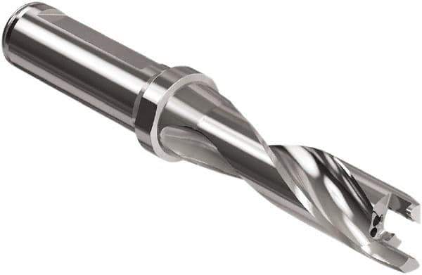 Seco - 12 to 12.49mm Diam, 3xD, 38mm Max Depth, 5/8" Shank Diam, 1.819" Flute, 4.181" OAL, Replaceable Tip Drill - SD403 Toolholder, Series Crownloc Plus - Industrial Tool & Supply
