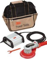 3M - 6 Inch Pad, 10,000 OPM, Electric Orbital Sander - Round, Palm Sander, 5 Amps - Industrial Tool & Supply