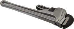Paramount - 10" Aluminum Straight Pipe Wrench - 1-1/2" Pipe Capacity - Industrial Tool & Supply