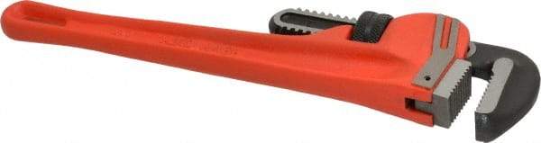 Paramount - 14" Cast Iron Straight Pipe Wrench - 2" Pipe Capacity - Industrial Tool & Supply