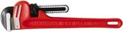 Paramount - 12" Cast Iron Straight Pipe Wrench - 2" Pipe Capacity - Industrial Tool & Supply