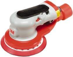 3M - 12,000 OPM, 17 CFM Air Consumption, 90 psi Air Pressure, Palm Air Orbital Sander - Round Pad, - Industrial Tool & Supply