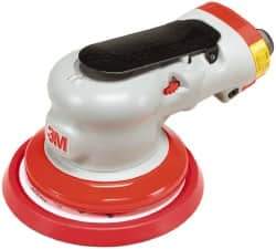 3M - 12,000 OPM, 17 CFM Air Consumption, 90 psi Air Pressure, Palm Air Orbital Sander - Round Pad, - Industrial Tool & Supply