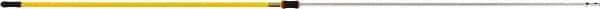 Rubbermaid - 72 to 144" Telescoping Aluminum Quick Connect Mop Handle - 2.1" Handle Diam, Use with Dust & Wet Mops - Industrial Tool & Supply