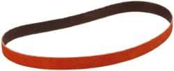 3M - 3/4" Wide x 18" OAL, 36 Grit, Ceramic Abrasive Belt - Ceramic, Very Coarse, Coated, YF Weighted Cloth Backing, Wet/Dry, Series 984F - Industrial Tool & Supply
