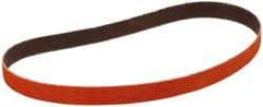3M - 3/4" Wide x 18" OAL, 60 Grit, Ceramic Abrasive Belt - Ceramic, Medium, Coated, YF Weighted Cloth Backing, Wet/Dry, Series 984F - Industrial Tool & Supply