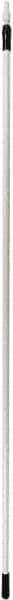 Remco - 189 x 1-1/4" Fiberglass Squeegee Handle - European Threaded Connection, White, Telescoping - Industrial Tool & Supply