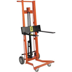 Wesco Industrial Products - 750 Lb Capacity, 40" Lift Height, Hydraulic Platform Base Manually Operated Lift - Industrial Tool & Supply