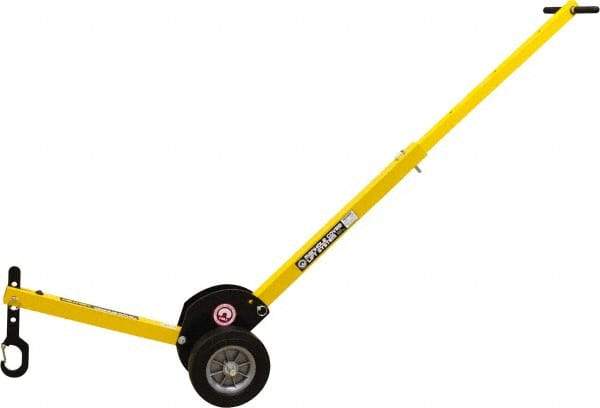 Mag-Mate - 400 Lb Load Capacity, Lift Magnet Dolly - 10" High x 41" Long x 13" Wide - Industrial Tool & Supply