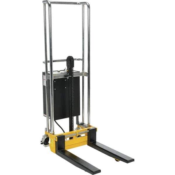 Vestil - 880 Lb Capacity, 59" Lift Height, Portable Workstation Manually Operated Lift - Industrial Tool & Supply