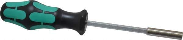 Wera - 1/4" Hex Insert Bit Screwdriver - Hex Tip, with Retaining Ring - Industrial Tool & Supply