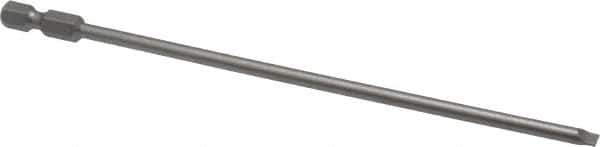 Wera - 5/32" Slotted Screwdriver Bit - 1/4" Hex Drive, 6" OAL - Industrial Tool & Supply