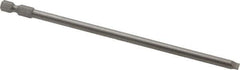 Wera - 7/32" Slotted Screwdriver Bit - 1/4" Hex Drive, 6" OAL - Industrial Tool & Supply