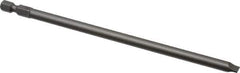 Wera - 1/4" Slotted Screwdriver Bit - 1/4" Hex Drive, 6" OAL - Industrial Tool & Supply