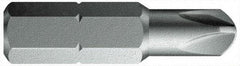 Wera - 1/4 Torq-Set Bit - 1/4" Hex Drive, 1-1/4" OAL - Industrial Tool & Supply