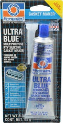 Permatex - 3.35 oz Gasket Maker - -65 to 500°F, Blue, Comes in Tube - Industrial Tool & Supply